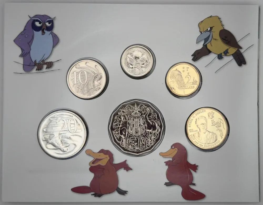 Australia 2014 Baby Uncirculated Mint Coin Set Dot and the Kangaroo product image