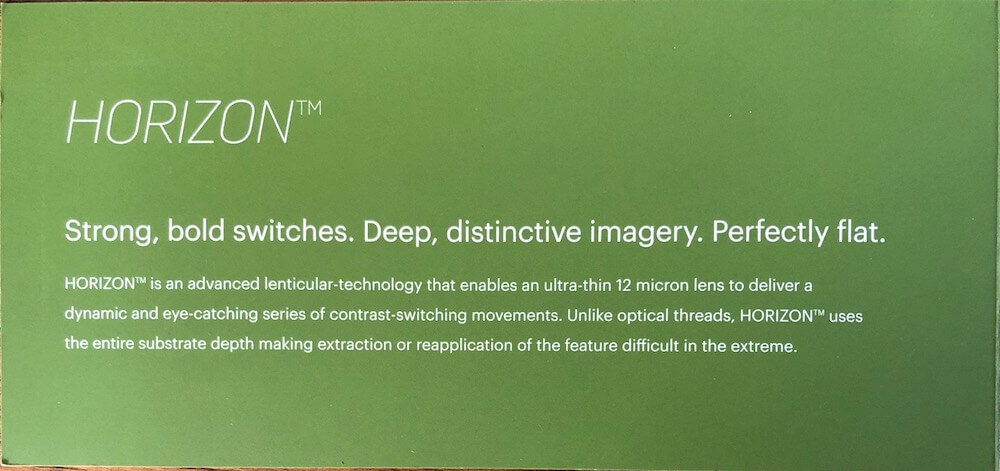 2013 Concept / Test Note by Innovia - Horizon Security Feature product image