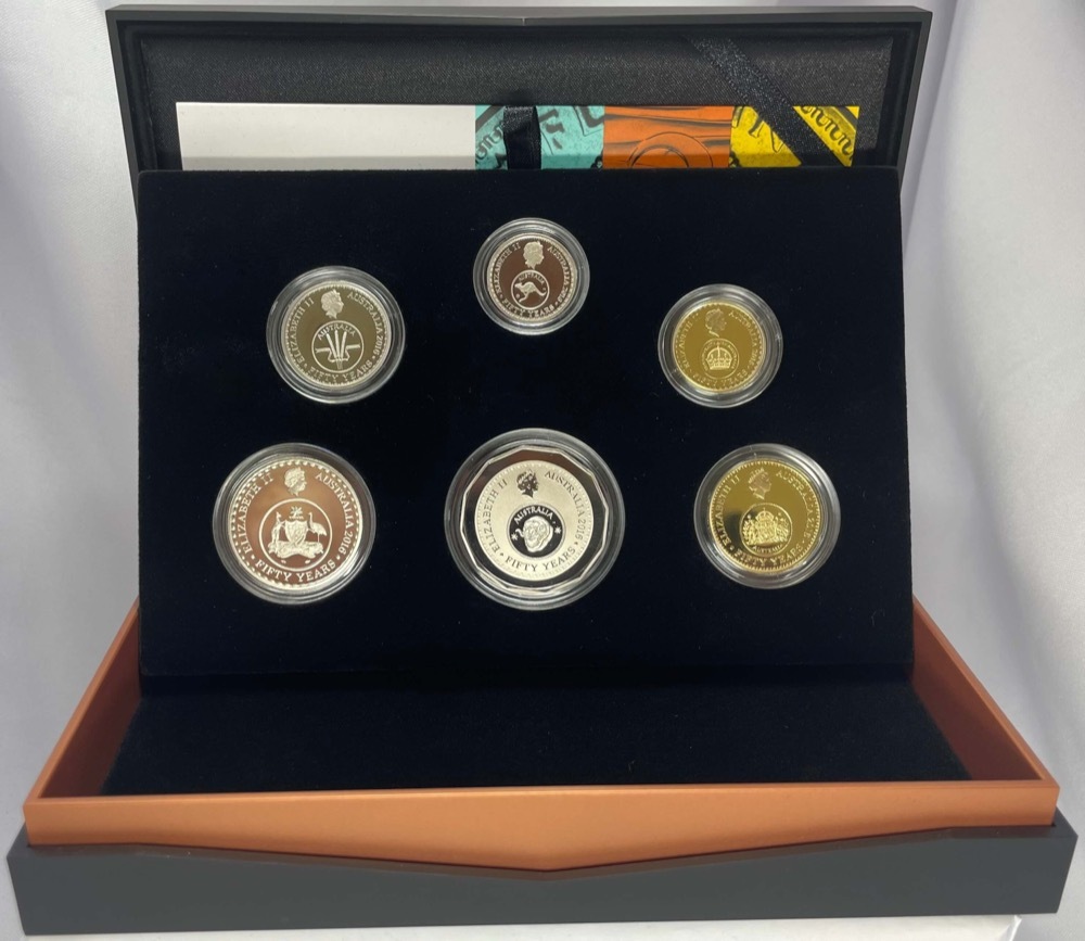 Australia 2016 Proof Coin Set 50th Anniversary Changeover to Decimal Currency product image