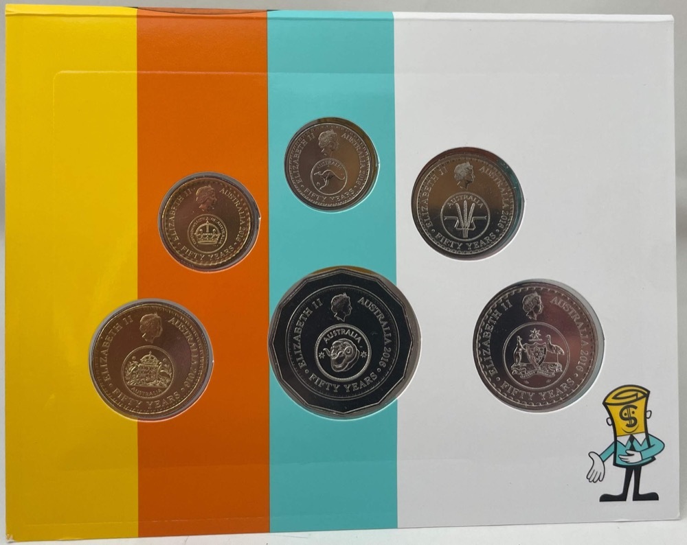 Australia 2016 Uncirculated Mint Coin Set 50th Anniversary Changeover to Decimal Currency product image