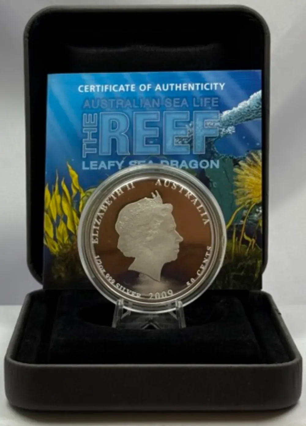 2009 Silver Half Ounce Proof Reef - Leafy Sea Dragon product image