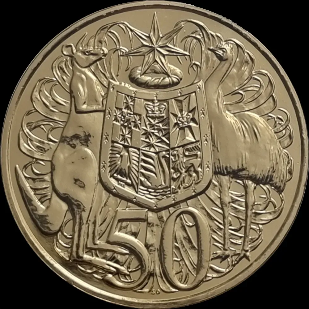 2016 Gold Plated 50 Cent in Special Open Day Presentation Card product image