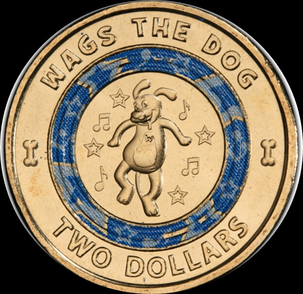 2021 Coloured $2 Security Bag of 25 Coins The Wiggles - Wags the Dog product image