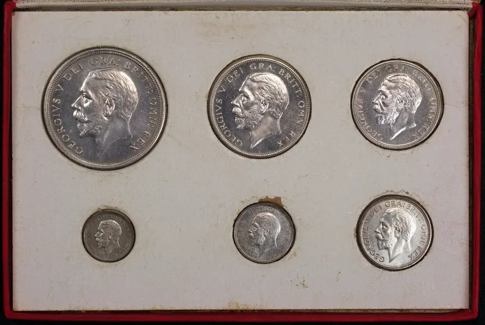1927 Silver Proof Set George V S#PS14 FDC Inc 3rd Type 2/6 product image