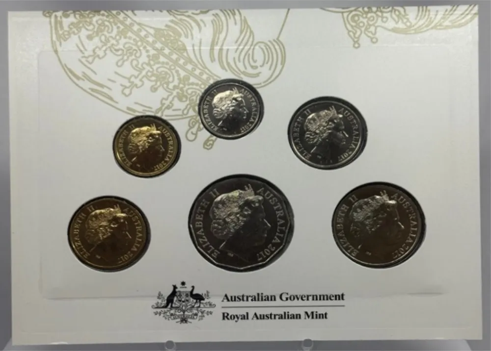 Australia 2017 Uncirculated Mint Coin Set - Effigy of an Era: The Ian Rank-Broadley Portrait product image