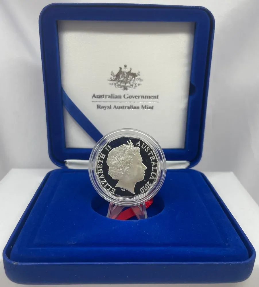 2010 Silver 50 Cent Proof Coin Australia Day product image
