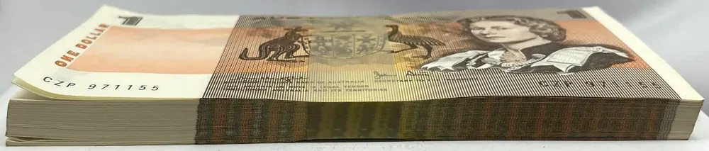 1979 $1 Bundle of 100 Notes Knight/Stone R77 Uncirculated  product image