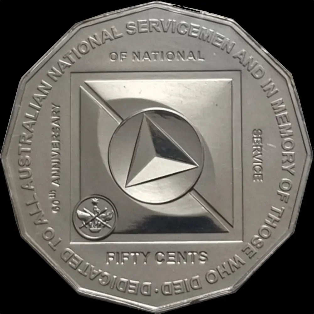 2011 50 Cent Uncirculated Coin 60th Anniversary of National Service product image