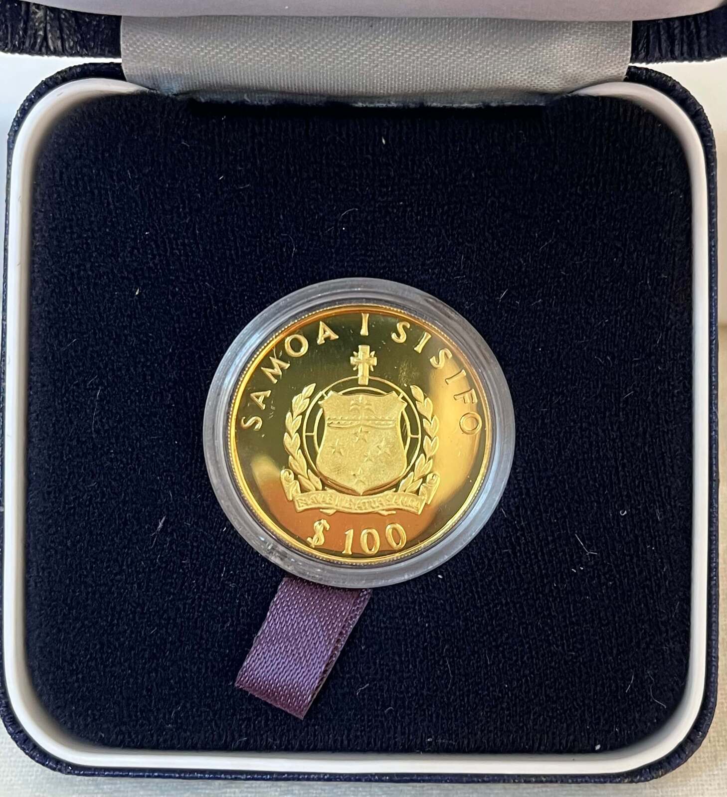 Samoa 1979 Gold 100 Tala - Cook Bicentennial KM# 34 FDC product image