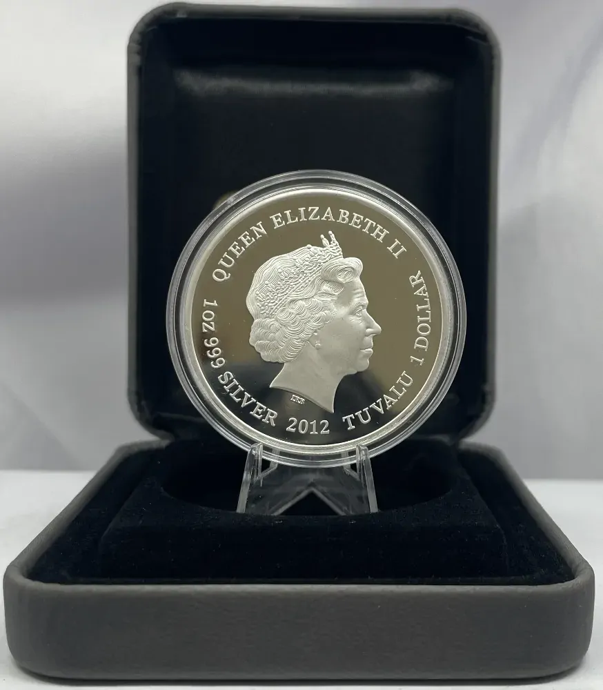 Tuvalu 2012 Silver 1 Dollar Marilyn Monroe Commemorative product image