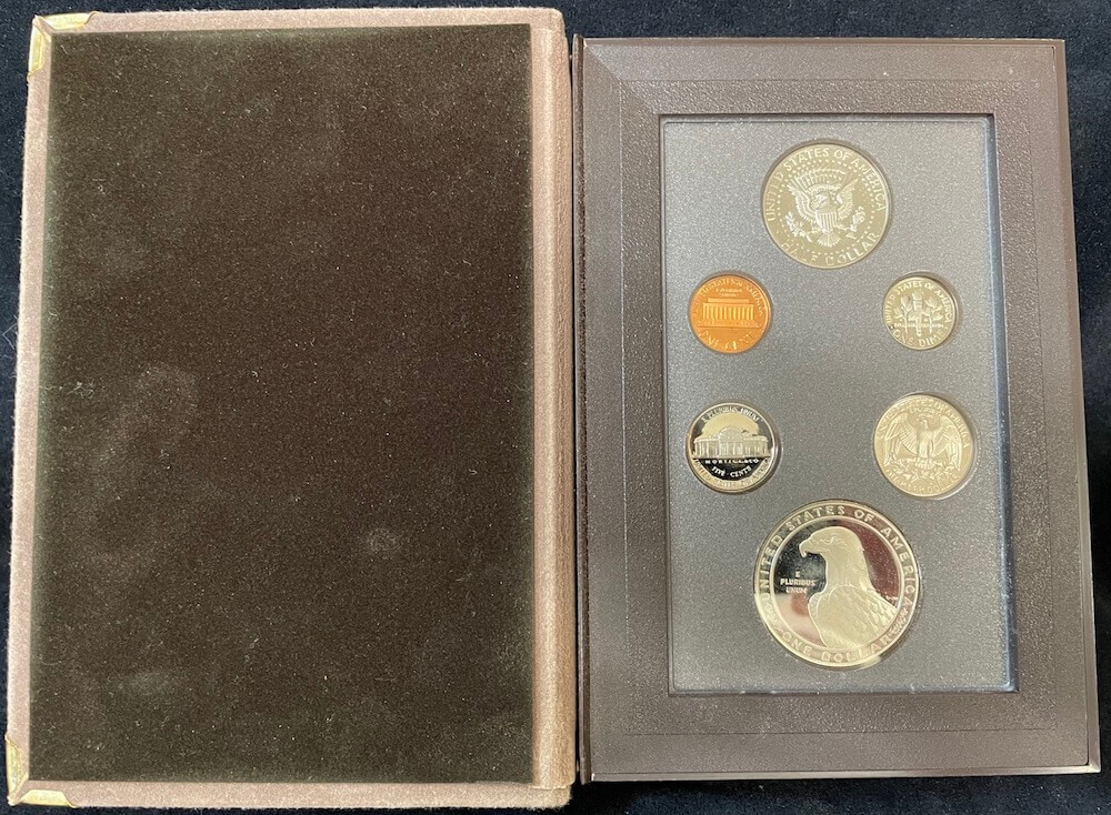 USA 1983 Silver Prestige Proof Coin Set Los Angeles Summer Olympics product image