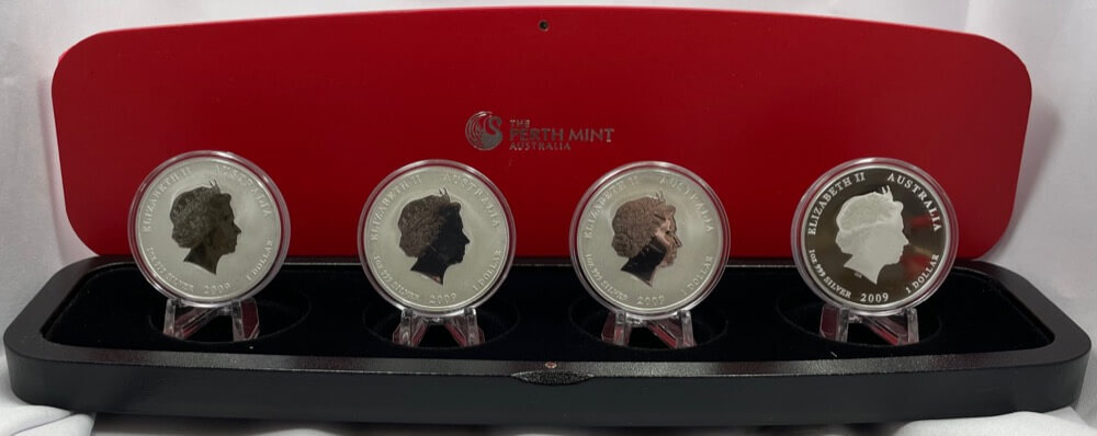 2009 Silver Three Coin Proof Set Year of the Ox Australian Lunar Series II product image