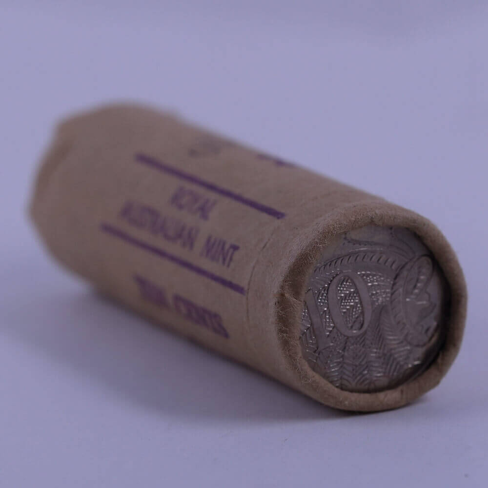 1976 Ten Cent RAM Mint Roll Heads Tails opened one end product image