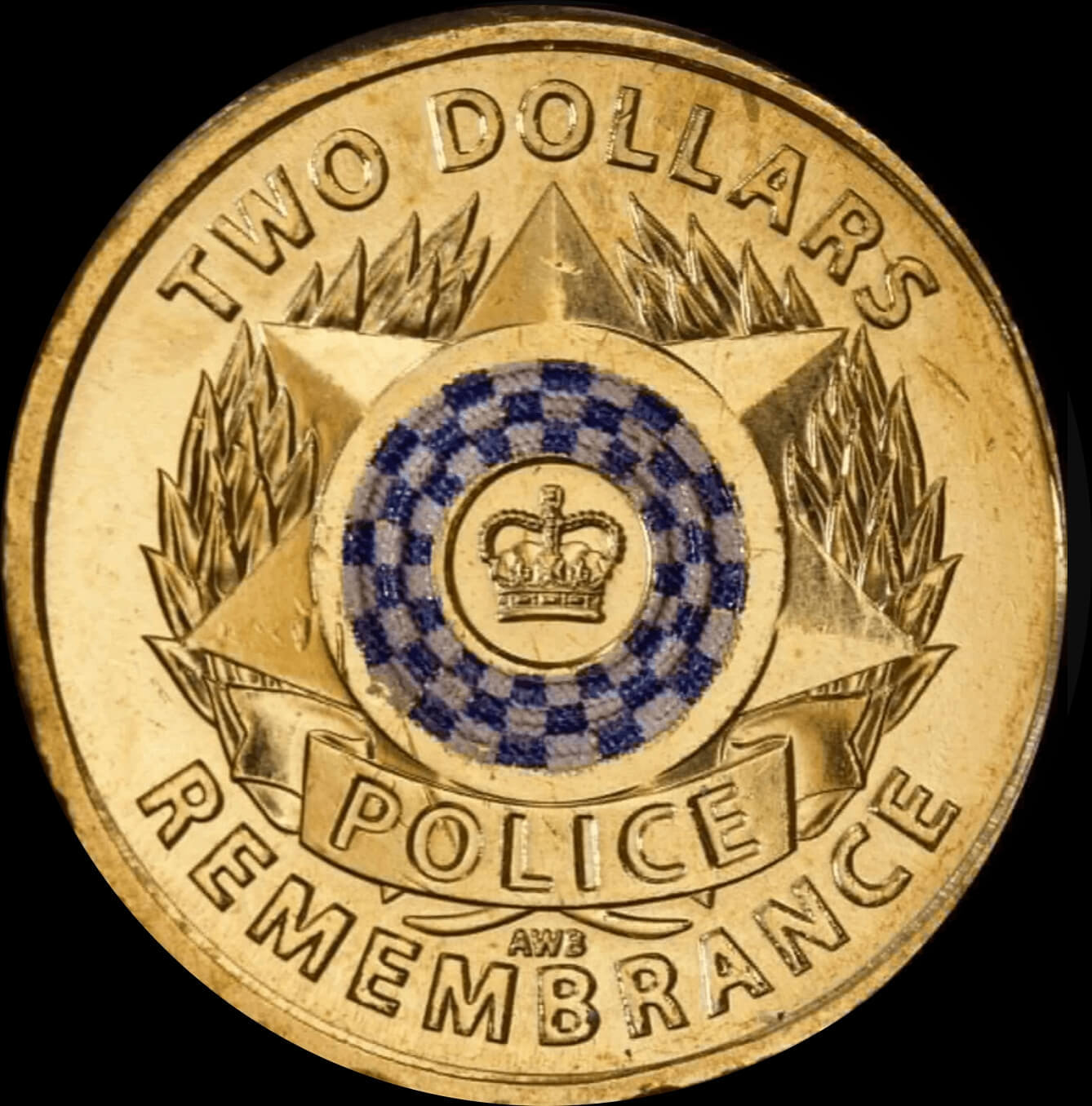 2019 Coloured $2 Security Bag of 25 Coins Police Remembrance Day product image