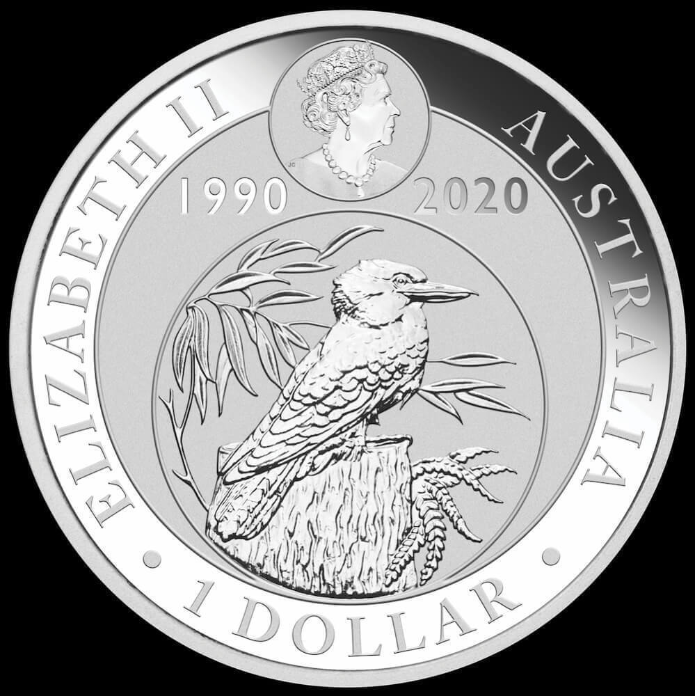 2020 Silver One Ounce Unc Privy Mark Waratah Sydney Money Expo Special product image