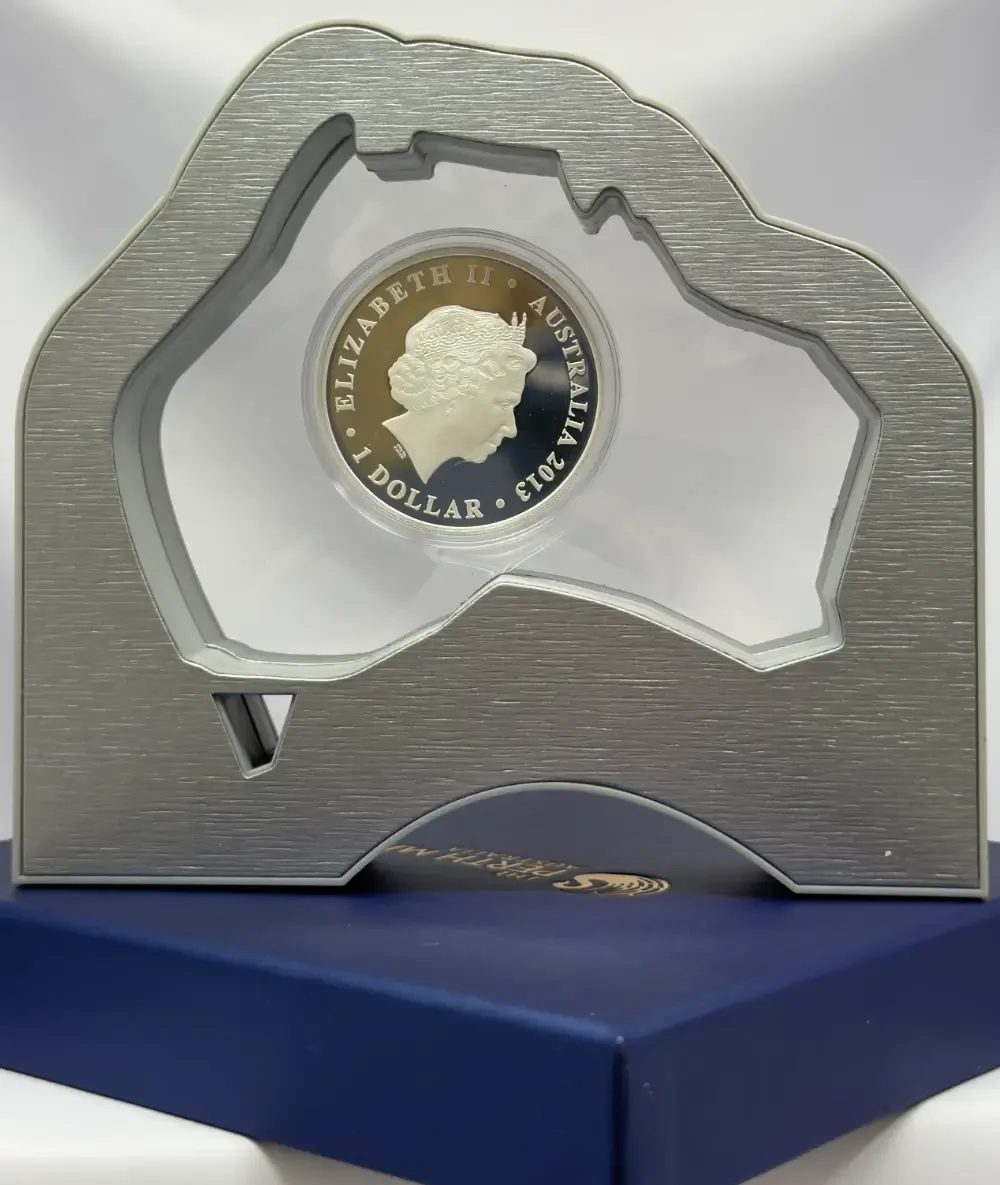 2013 Silver 1 oz Proof The Land Down Under Surfing product image