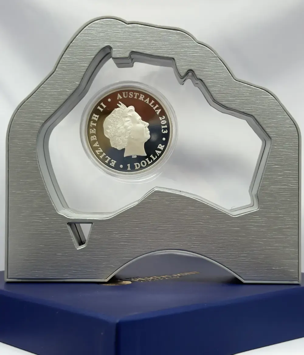 2013 Silver 1 oz Proof The Land Down Under - Digeridoo product image