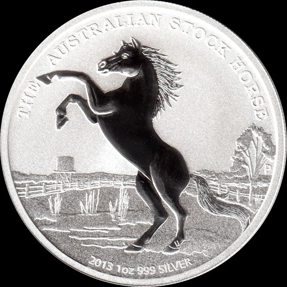 2013 Silver 1 Ounce Specimen Coin The Australian Stock Horse product image