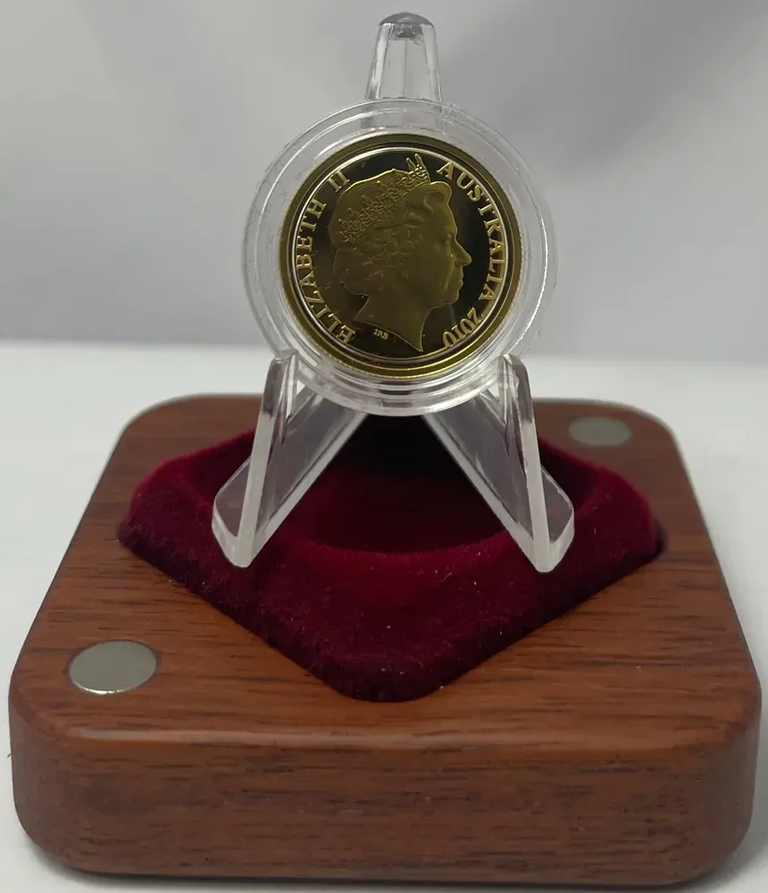 2010 Ten Dollar Gold Proof Coin Kangaroo Yellow-Footed Rock Wallaby product image