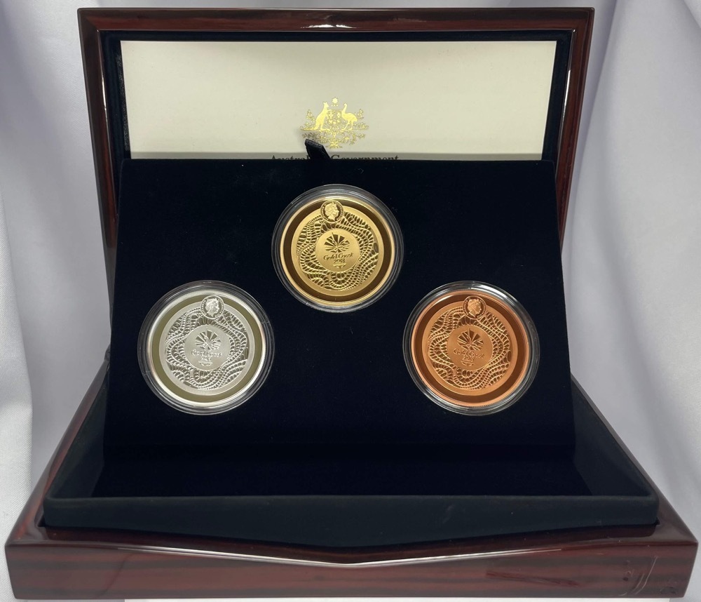 2018 3 Coin Set - Gold Coast Commonwealth Games - Share the Dream product image