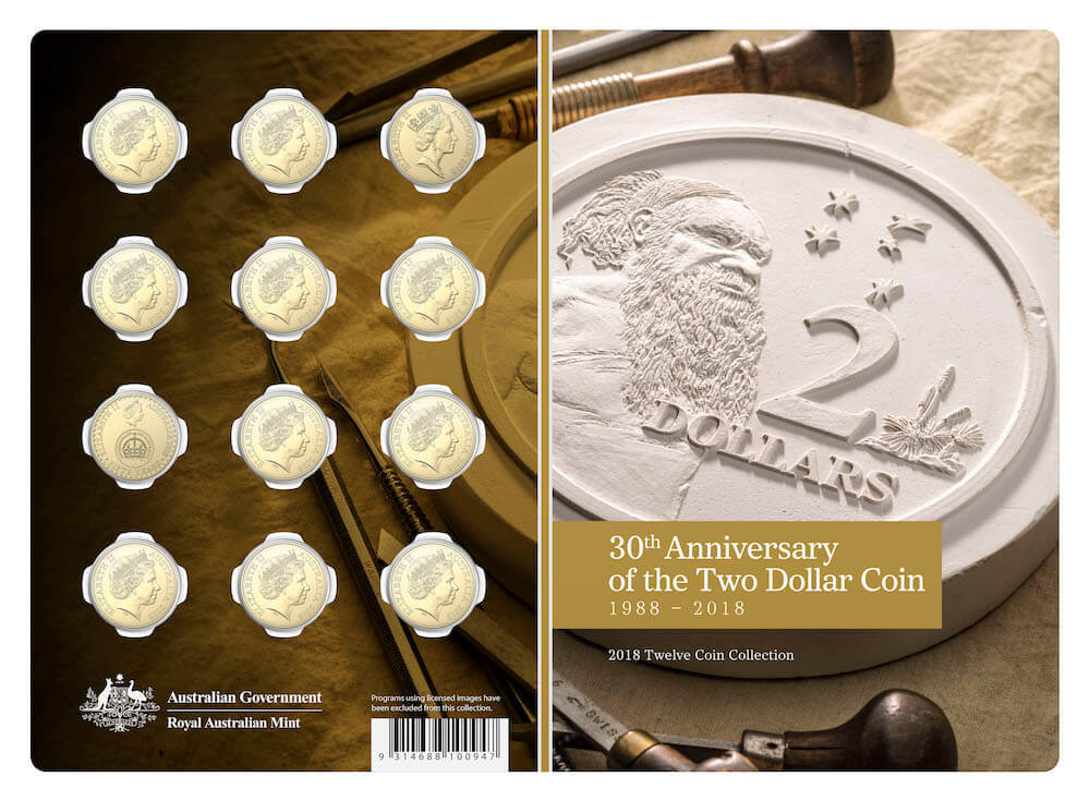 1988 - 2018 $2 Coin Collection 30th Anniversary Folder product image