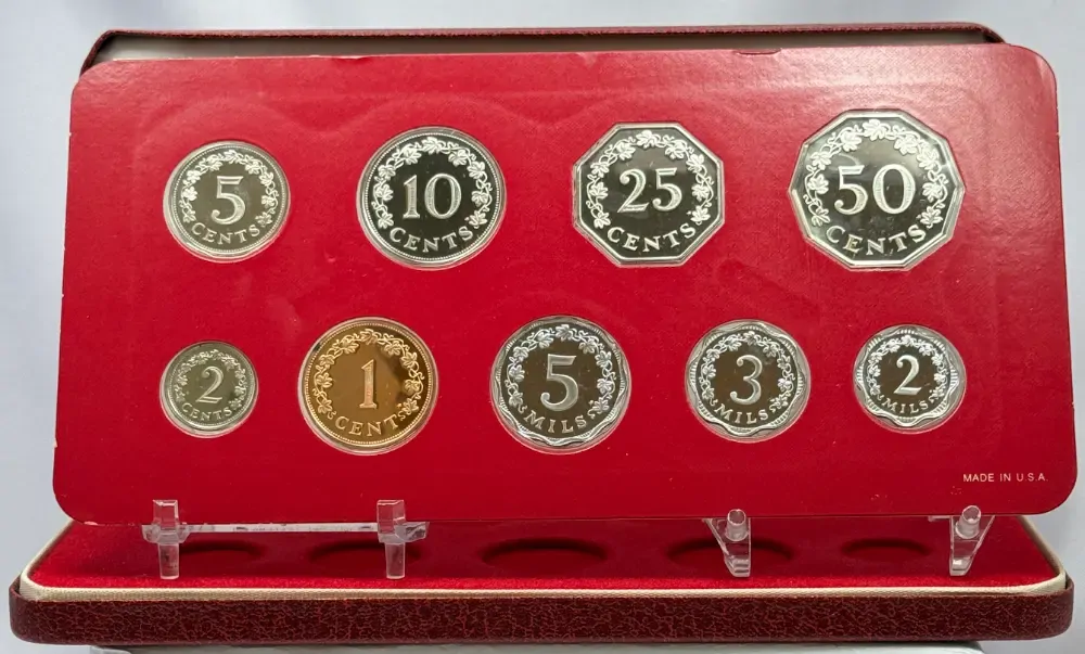 Malta 1976 Proof Coin Set KM# PS2 FDC product image
