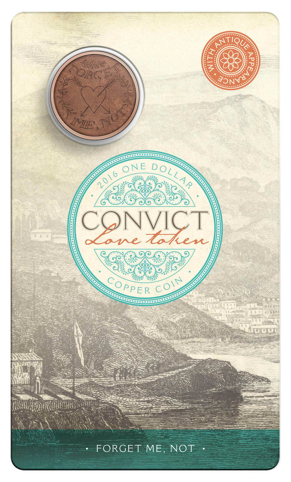 2016 1 Dollar Uncirculated 3 Coin Set Convict Love Tokens product image