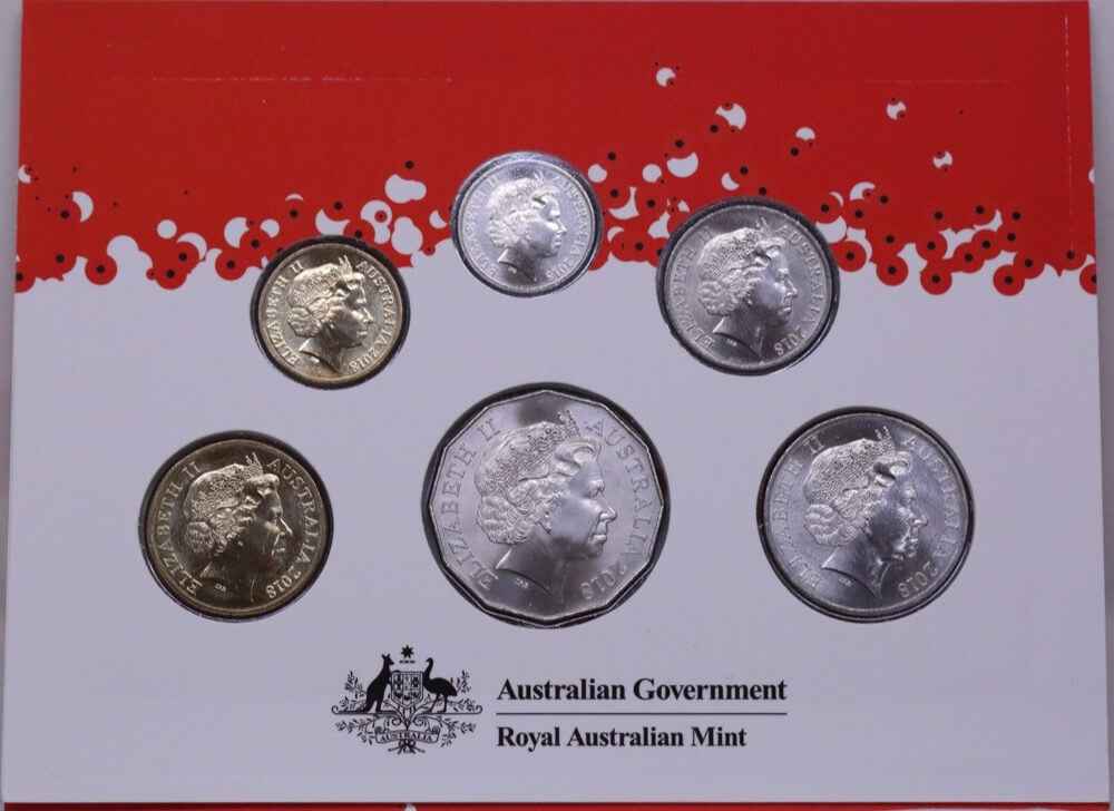 Australia 2018 Uncirculated Mint Coin Set - Armistice Centenary product image