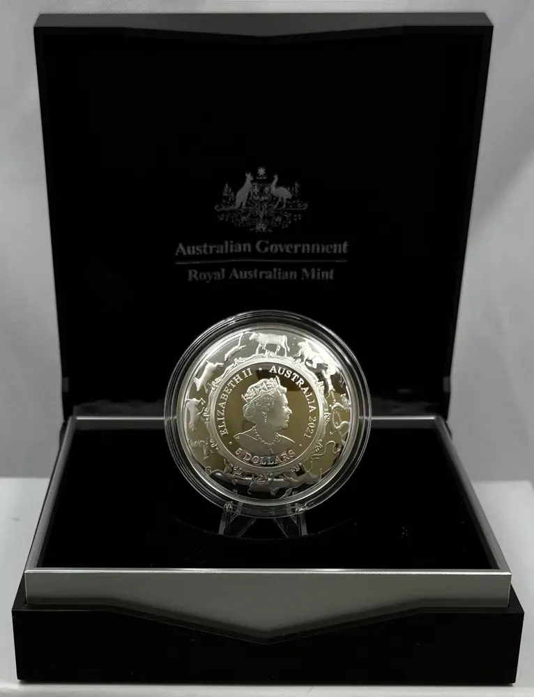 2021 5 Dollar Silver Domed Proof Coin Lunar Year of the Ox product image