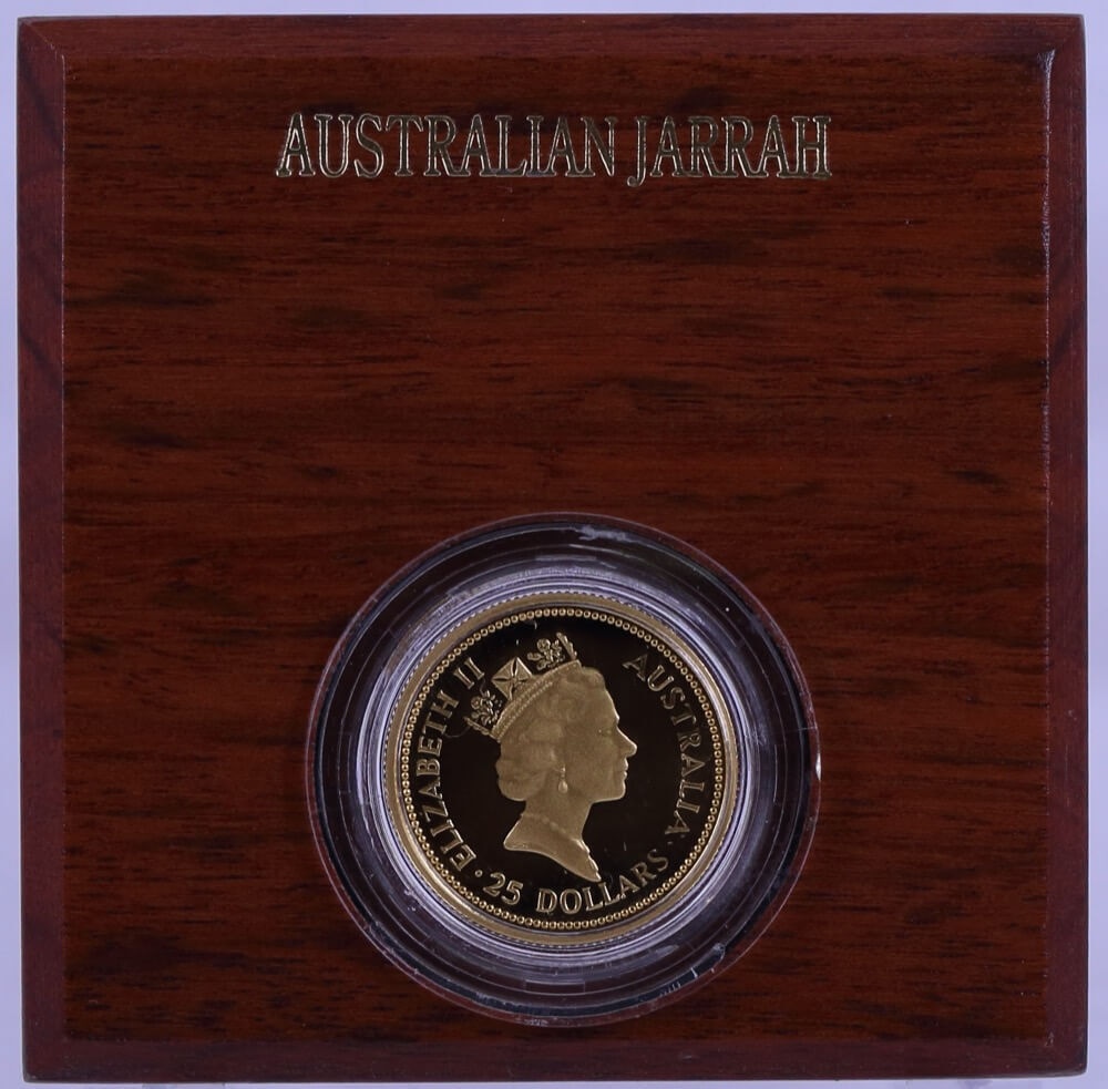 1989 Quarter Ounce Gold Proof Coin Kangaroo Nugget product image