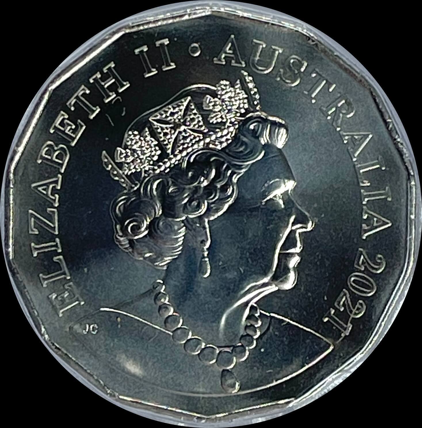 2021 50 Cent Tetradecagon Coin Lunar Year of the Ox product image