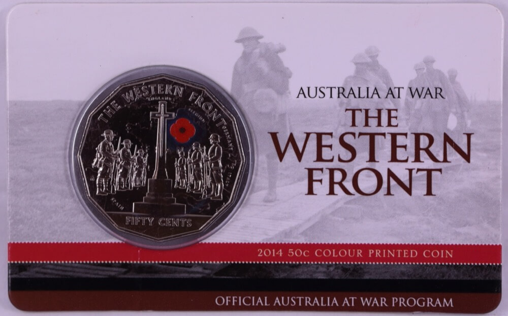 2014-2016 50 Cent Uncirculated 18 Coin Set Australia at War Coins Only  product image
