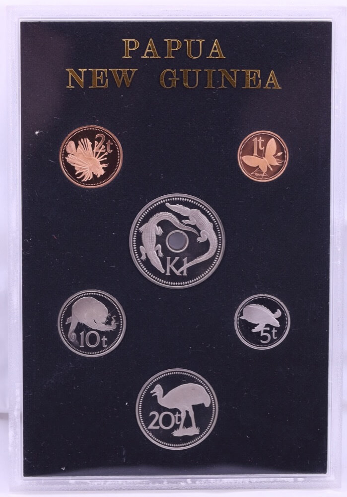 Papua New Guinea 1981 Proof Coin Set KM# PS7 product image