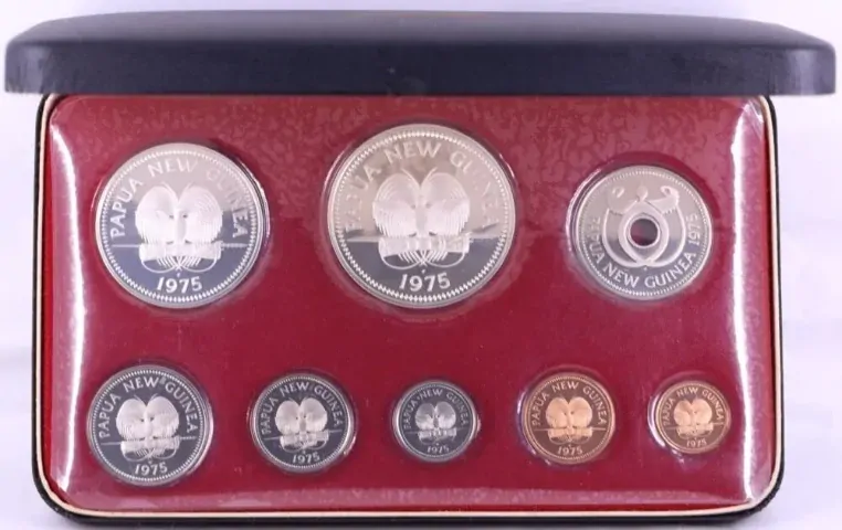 Papua New Guinea 1975 Proof Coin Set product image