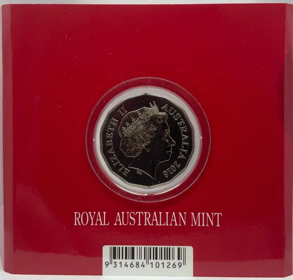 2016 50 Cent Tetradecagon Coin Lunar Year of the Monkey product image