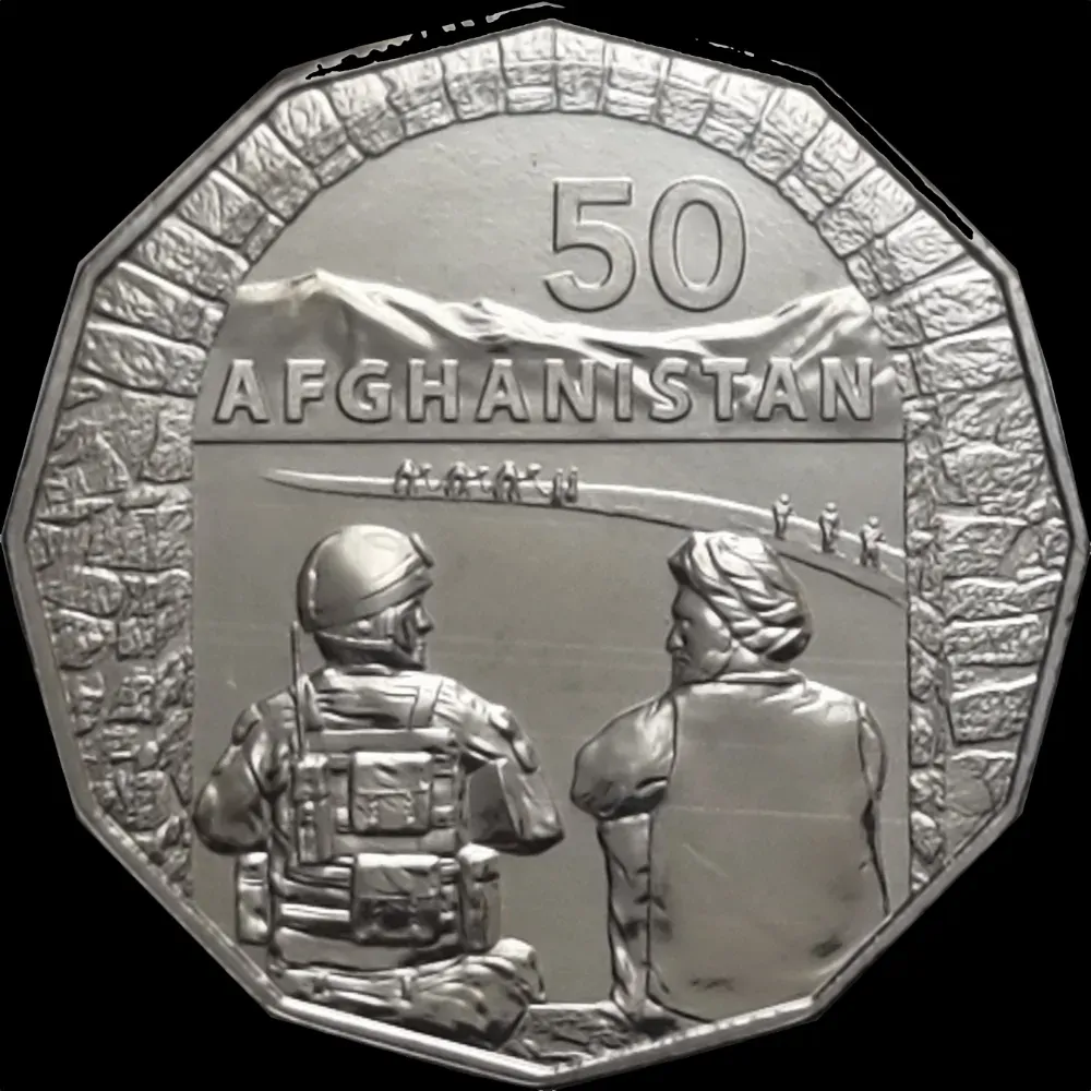 2016 50 Cent Uncirculated Coin Australia at War Afghanistan product image