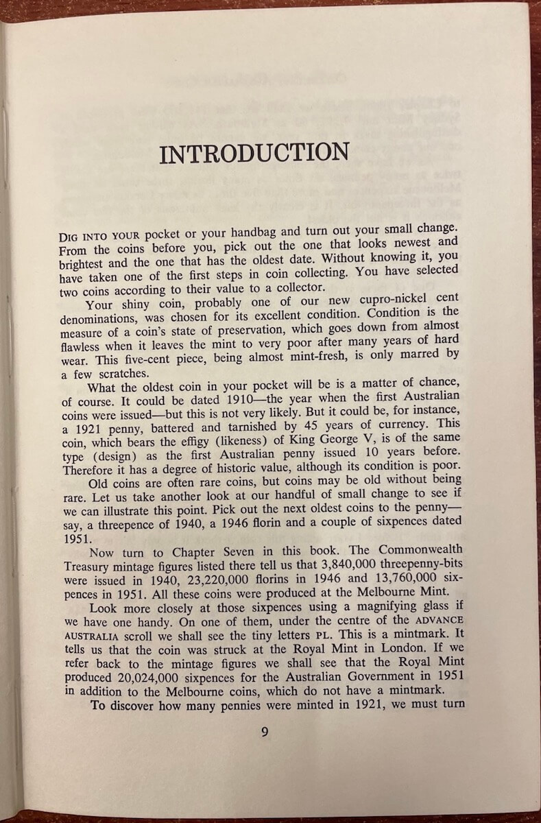 Collecting Australian Coins Hanley and James Hardcover Book product image