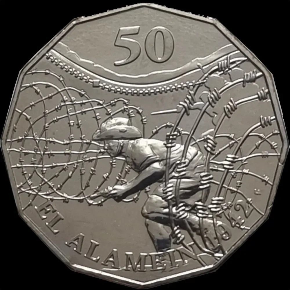 2015 50 Cent Uncirculated Coin Australia At War - El Alamein product image