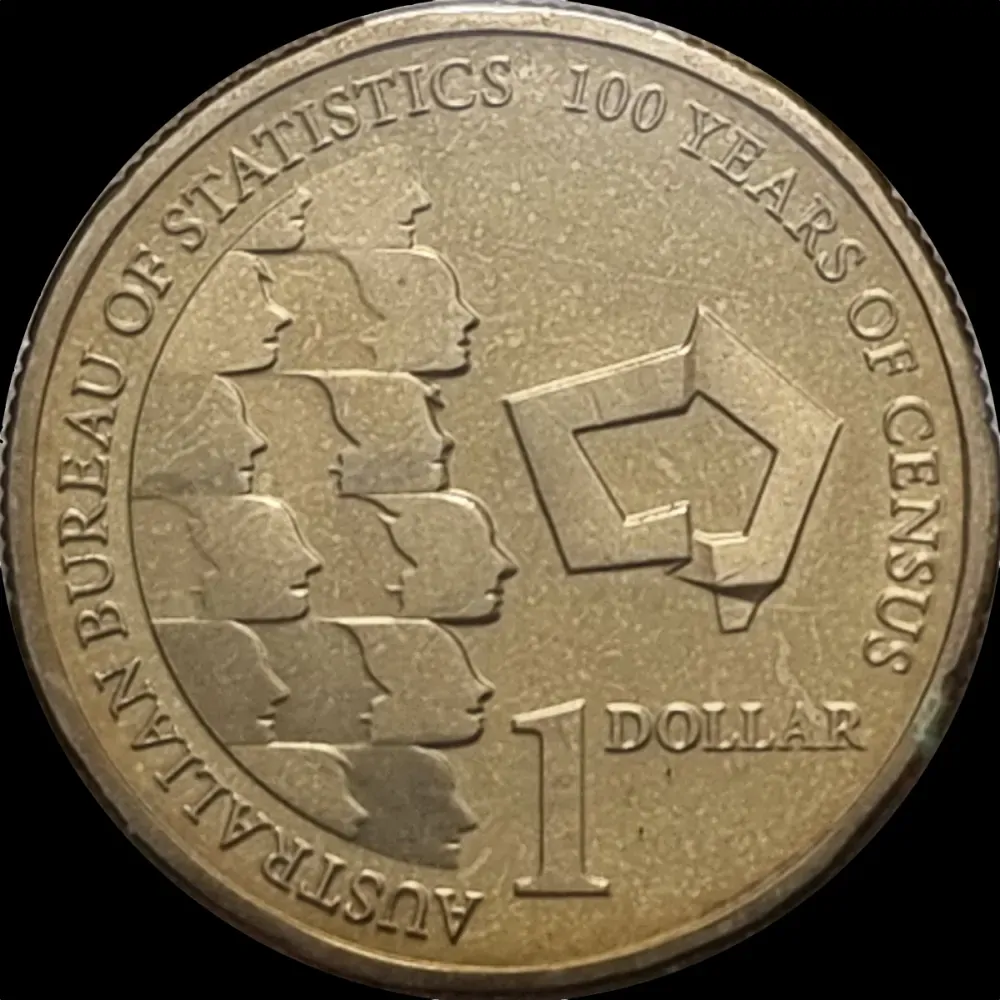 2011 1 Dollar Uncirculated Coin 100 Years Of Census product image