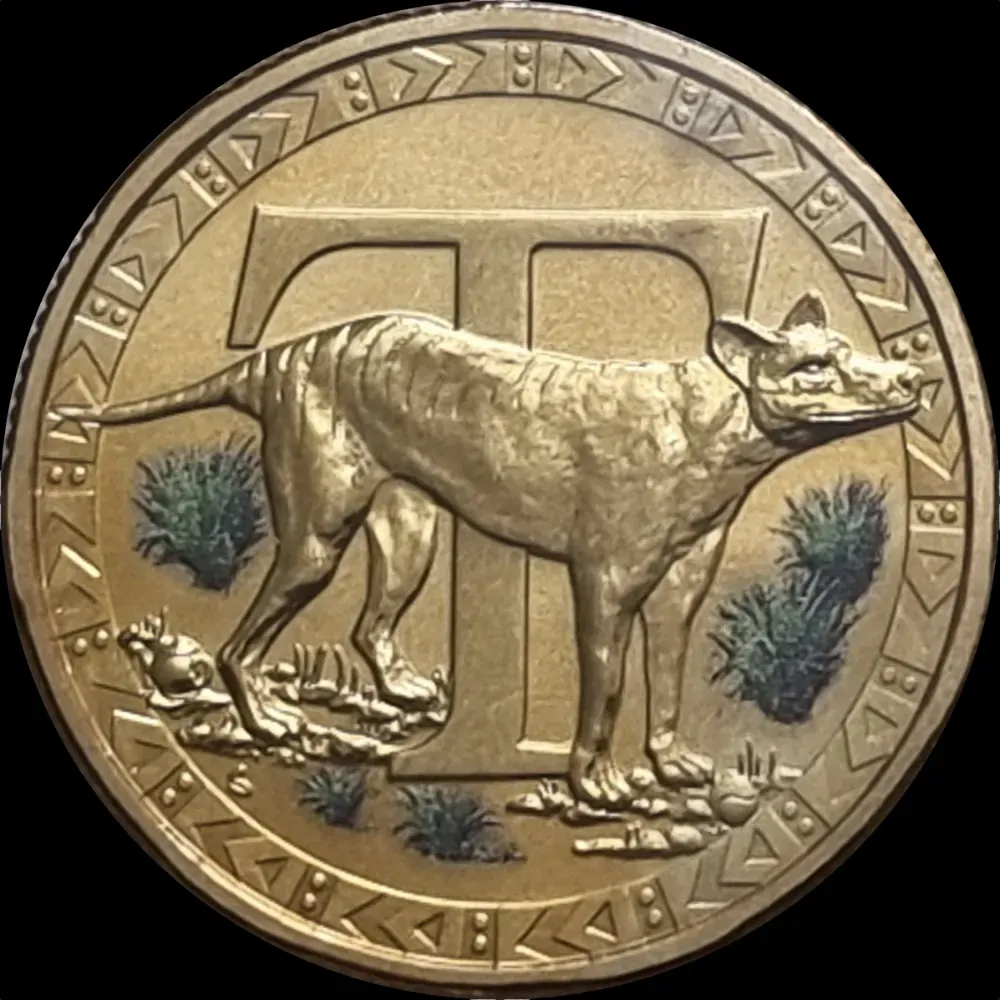 2015 1 Dollar Uncirculated Coin Alphabet T for Thylacine product image