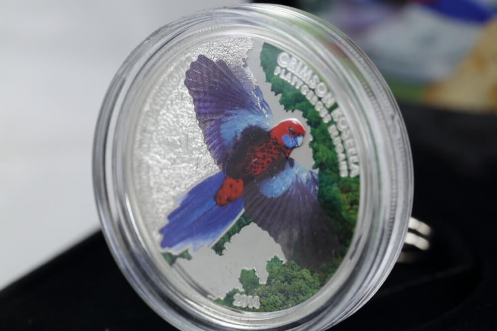 Cook Islands 2015 Silver 5 Dollars Rosella product image