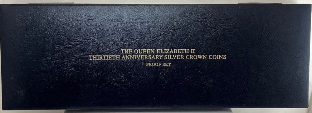 QEII 1983 30th Anniversary Silver Crown Coins Proof Set product image