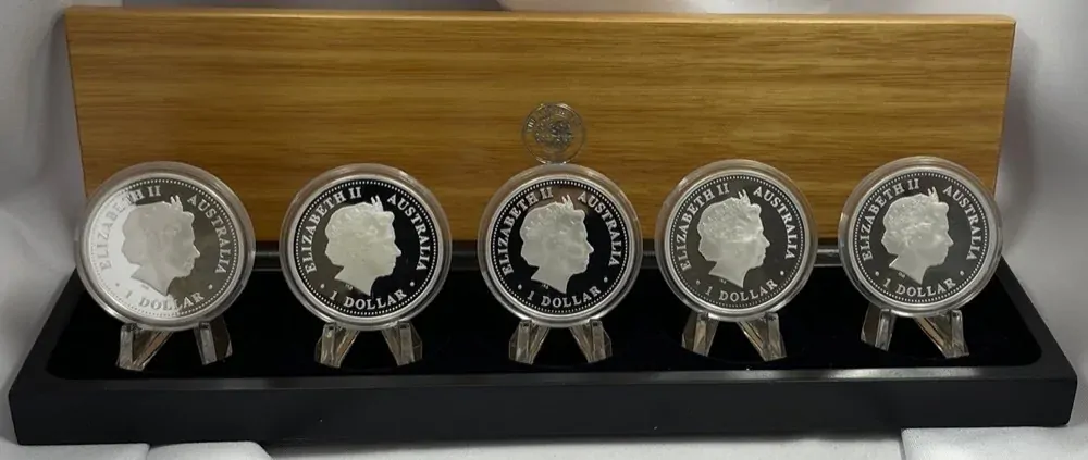 2006 Silver Five Coin Set Discover Australia product image