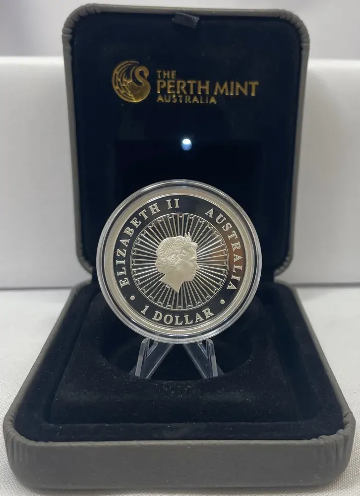 2013 Silver 1 Ounce Proof Coin Opal Kangaroo product image