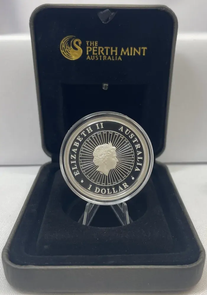 2014 Silver 1 Ounce Proof Coin Opal Masked Owl product image