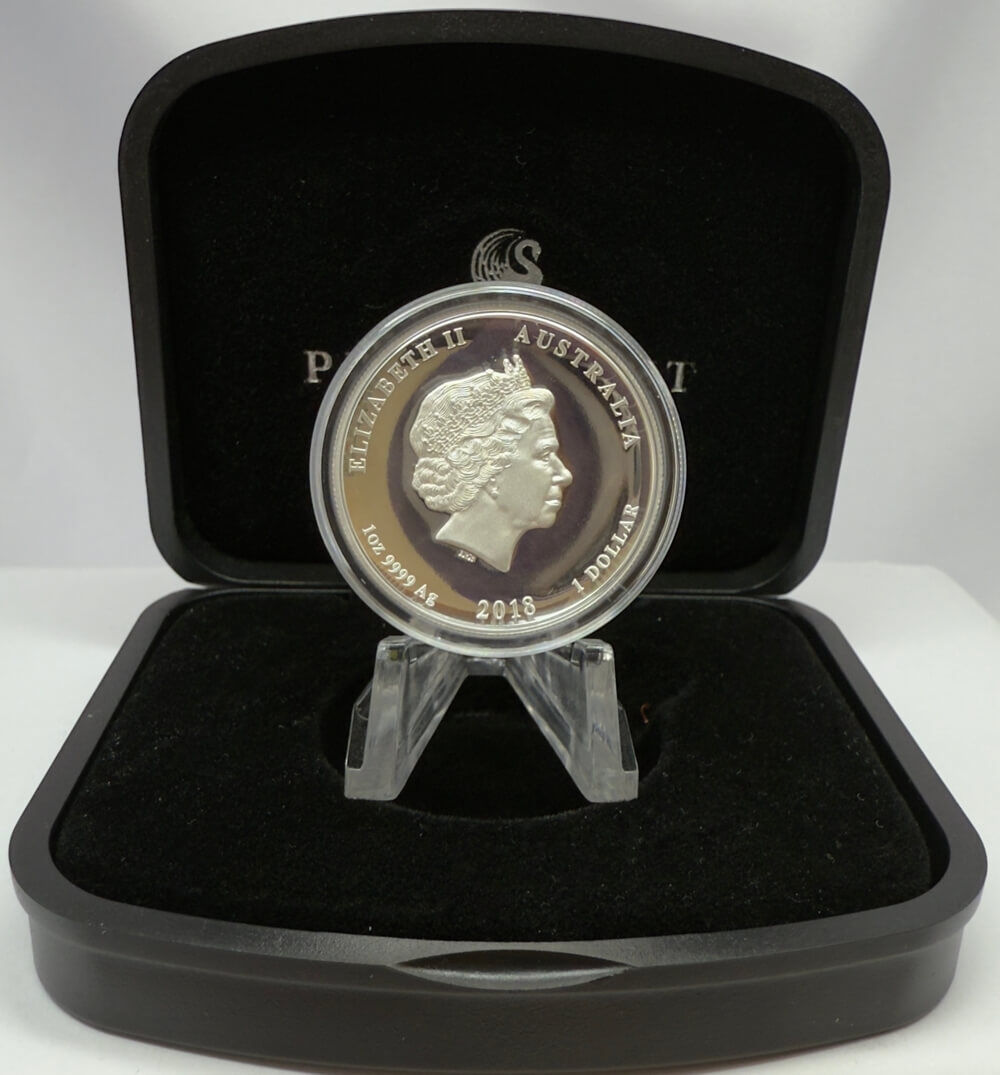 2018 Silver 1oz High Relief Proof Coin Lunar Dog product image