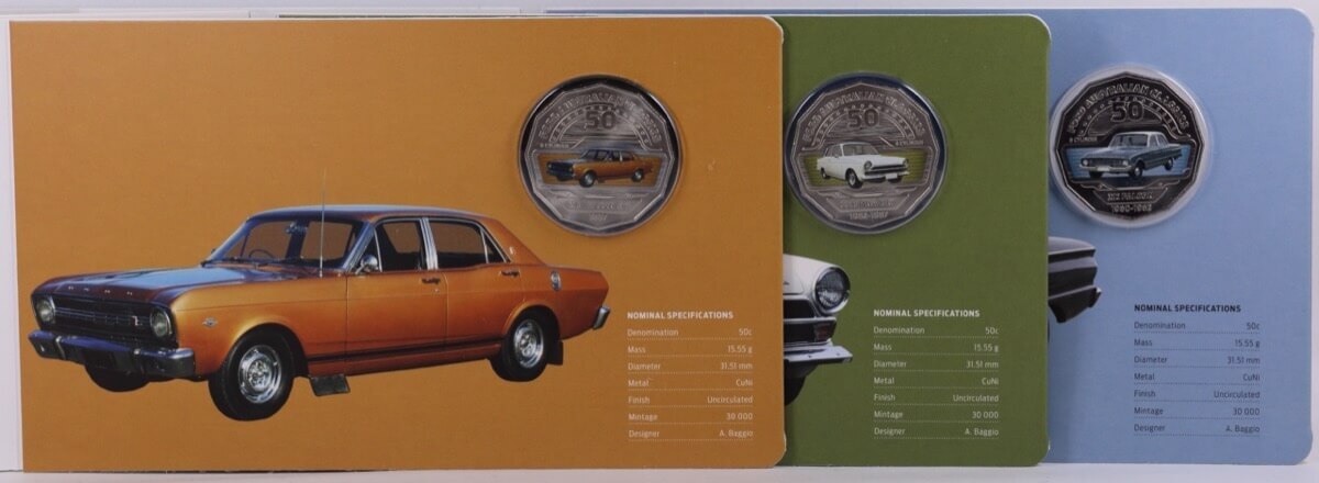 2017 50c 12 Coin Set Ford Australian Classic Collection product image