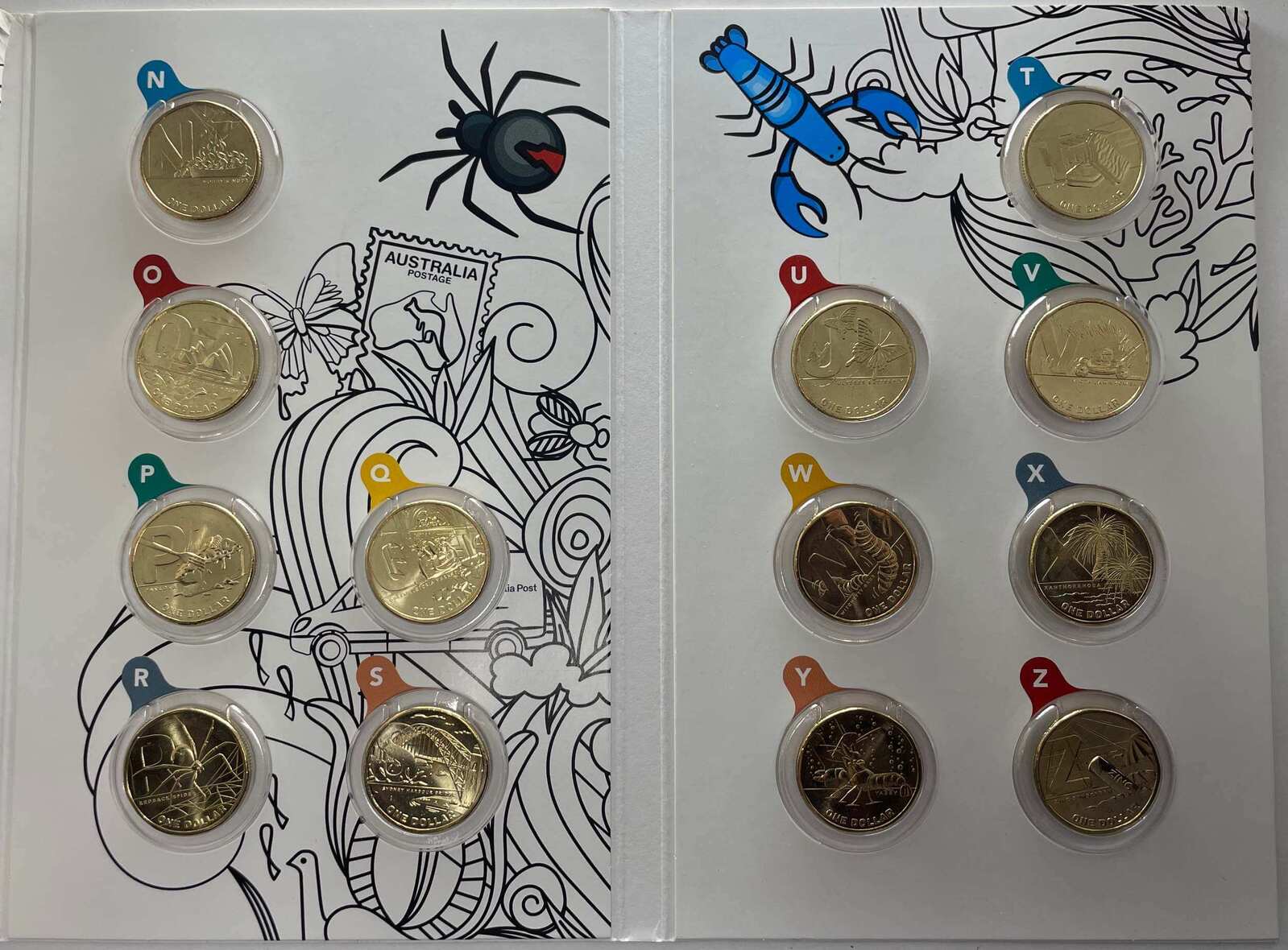 2021 1 Dollar Coin Set The Great Aussie Coin Hunt #2 in Folder product image