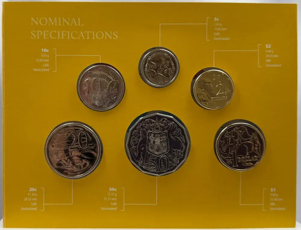 Australia 2016 Baby Uncirculated Mint Coin Set Alphabet Theme product image