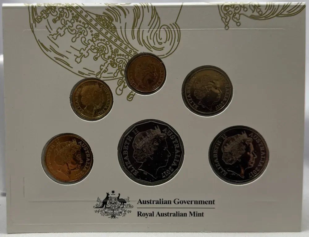 Australia 2017 Uncirculated Mint Coin Set Effigy of an Era Special Berlin World Money Fair Release product image